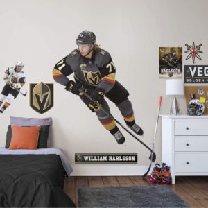 William Karlsson for Vegas Golden Knights - Officially Licensed NHL Removable Wall Decal Life-Size Athlete + 8 Decals (57"W x 72