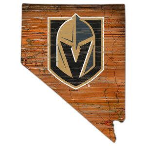 Vegas Golden Knights Distressed State Cutout Sign